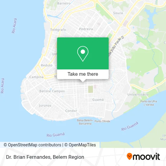 Dr. Brian Fernandes map
