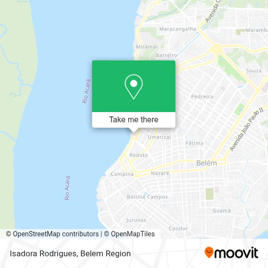 Isadora Rodrigues map