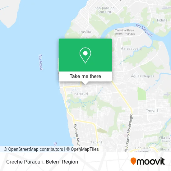 Creche Paracuri map