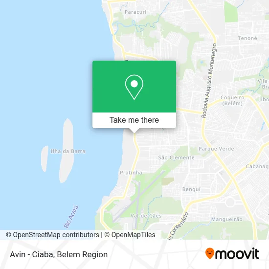 Avin - Ciaba map