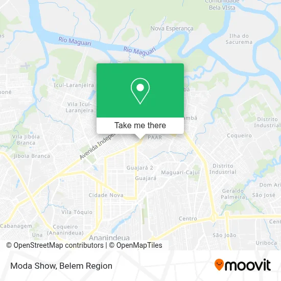 Moda Show map