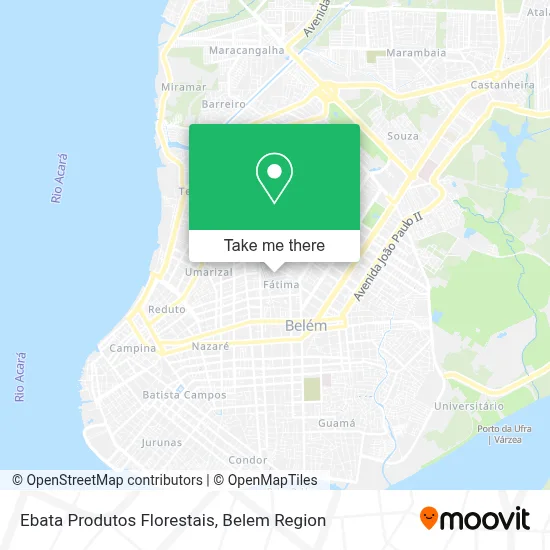 Ebata Produtos Florestais map