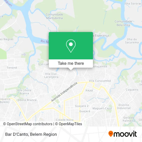 Bar D'Canto map