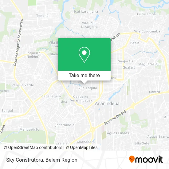 Sky Construtora map