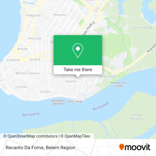 Recanto Da Fome map