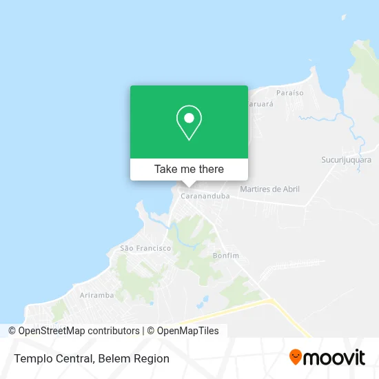 Templo Central map