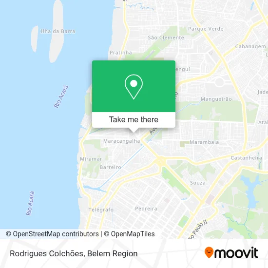 Rodrigues Colchões map