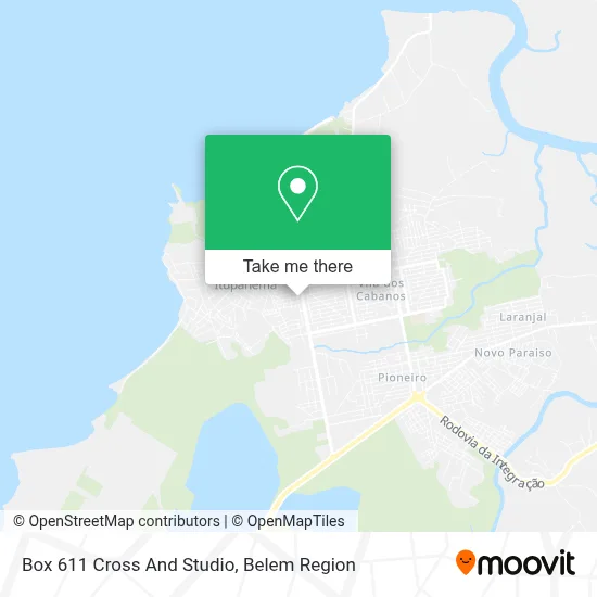 Box 611 Cross And Studio map