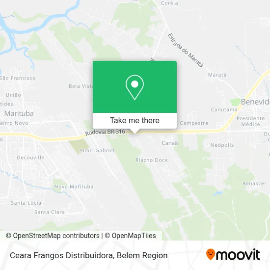 Ceara Frangos Distribuidora map