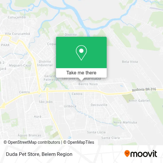 Duda Pet Store map