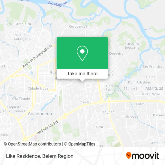 Like Residence map