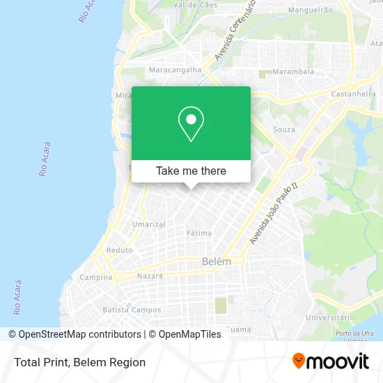 Total Print map