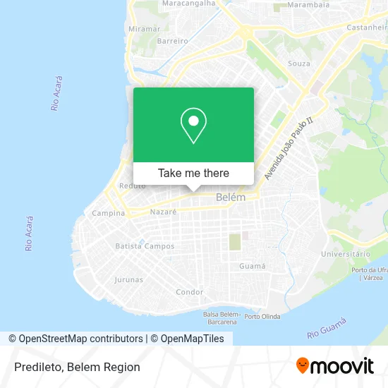 Predileto map