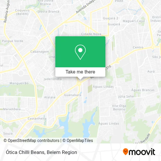 Ótica Chilli Beans map
