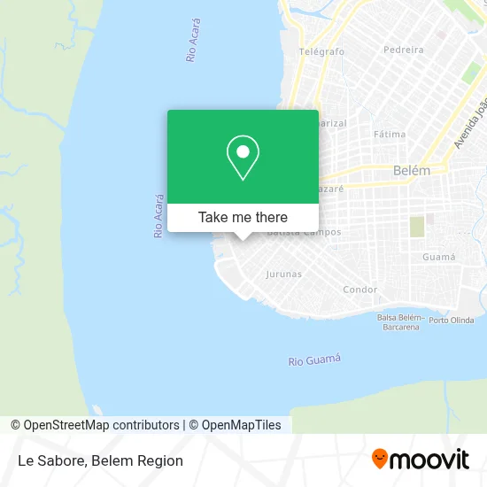Le Sabore map