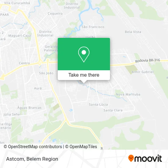 Astcom map