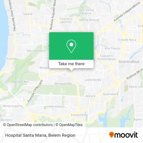 Hospital Santa Maria map