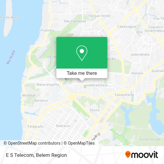 E S Telecom map
