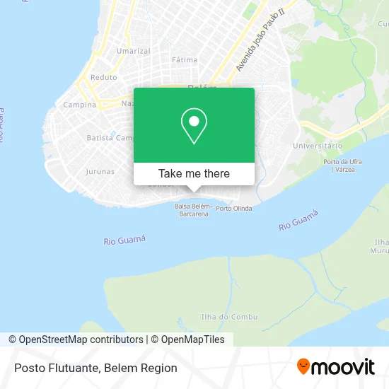 Posto Flutuante map