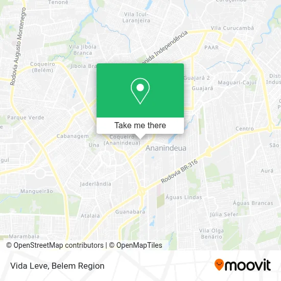 Vida Leve map