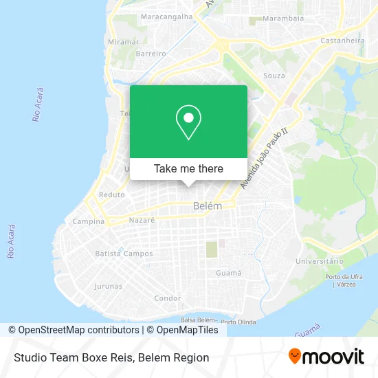 Studio Team Boxe Reis map