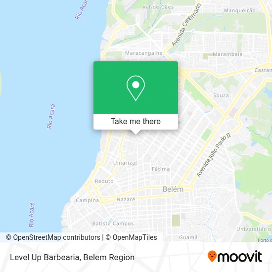 Level Up Barbearia map