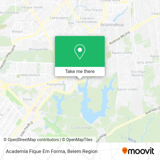 Academia Fique Em Forma map