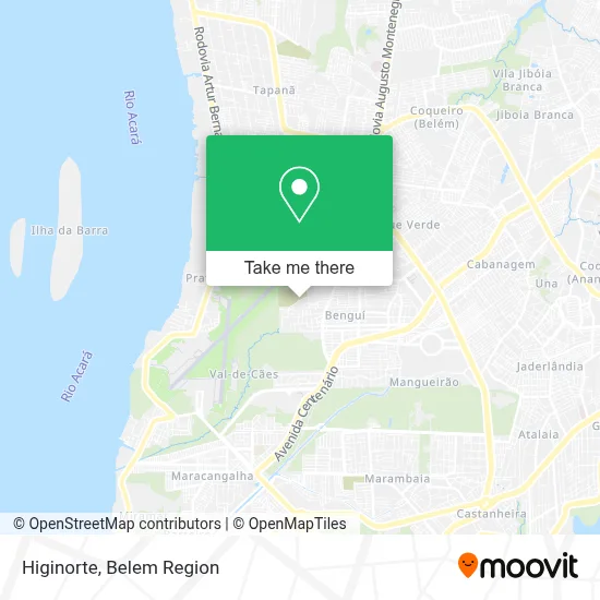 Higinorte map