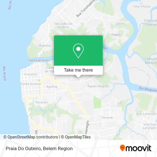 Praia Do Outeiro map