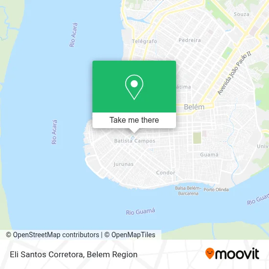 Eli Santos Corretora map