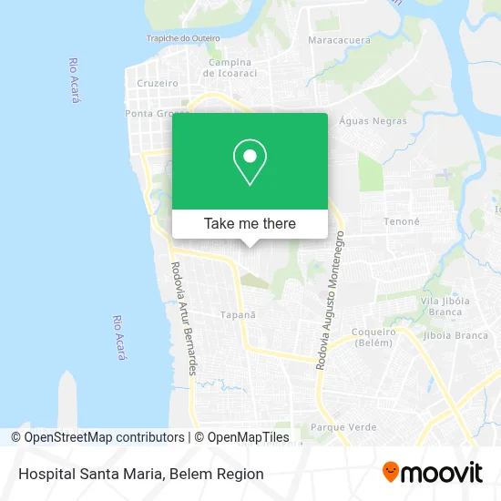Hospital Santa Maria map