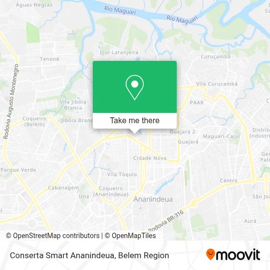 Conserta Smart Ananindeua map