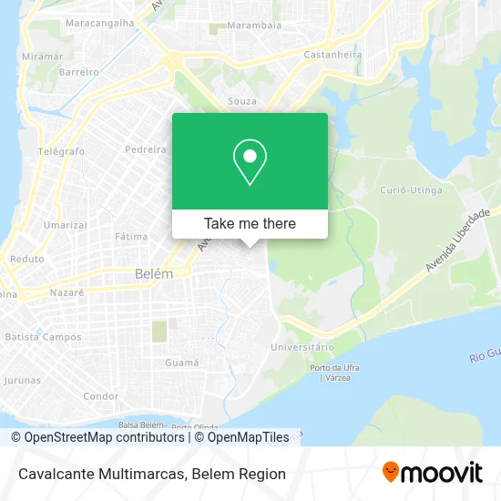 Cavalcante Multimarcas map