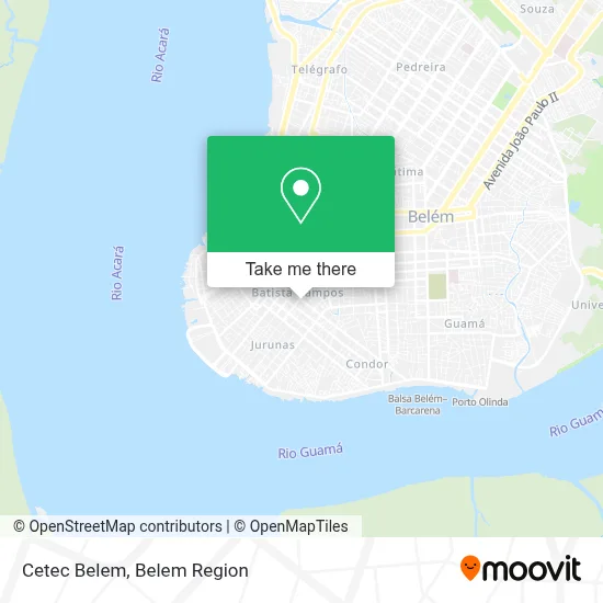 Cetec Belem map