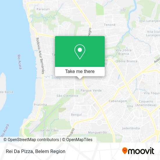 Rei Da Pizza map