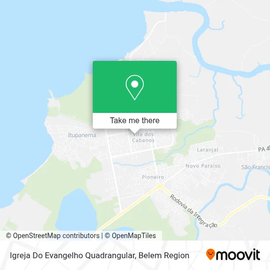 Igreja Do Evangelho Quadrangular map