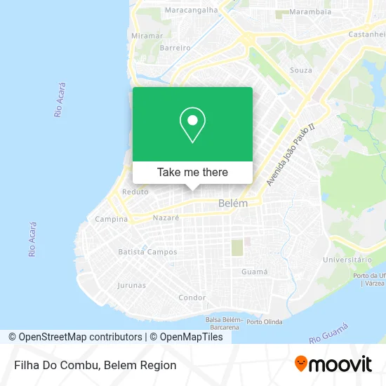 Filha Do Combu map