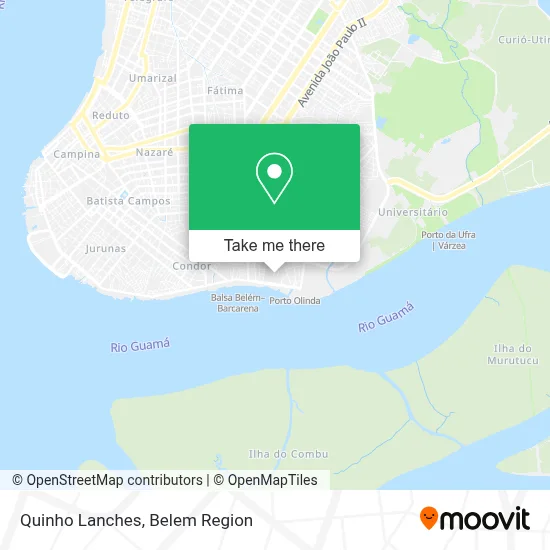 Quinho Lanches map