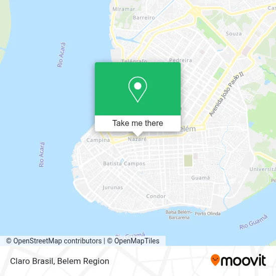 Claro Brasil map