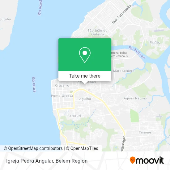 Igreja Pedra Angular map