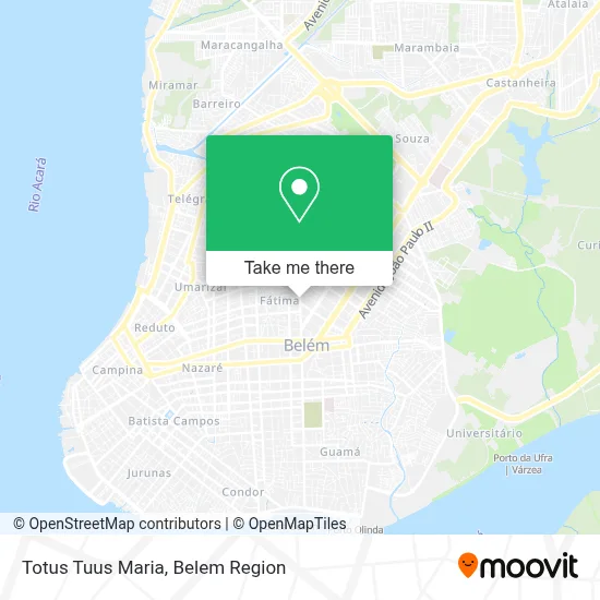 Totus Tuus Maria map