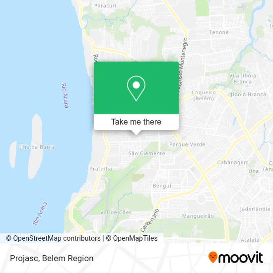 Projasc map