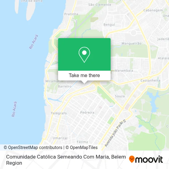 Comunidade Católica Semeando Com Maria map