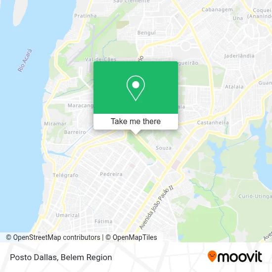 Posto Dallas map