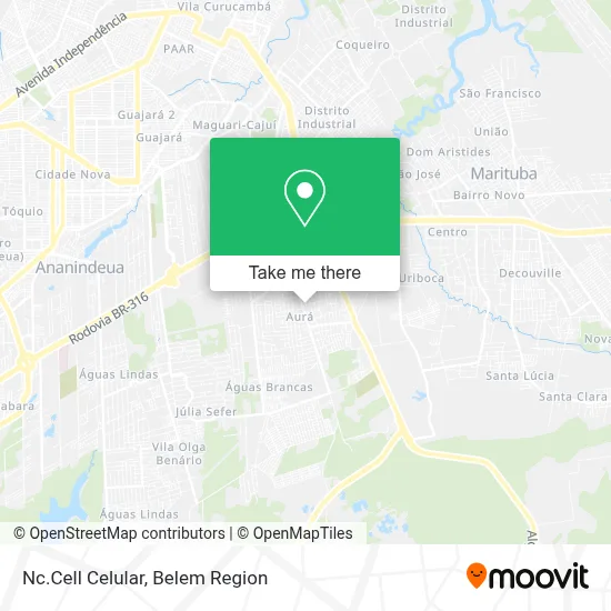 Nc.Cell Celular map