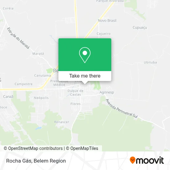 Rocha Gás map