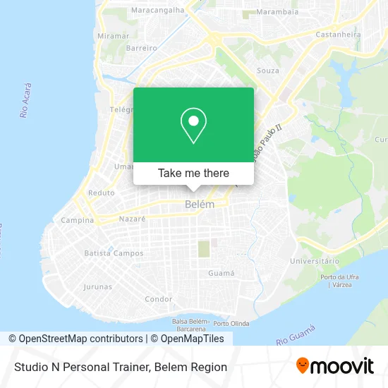 Studio N Personal Trainer map