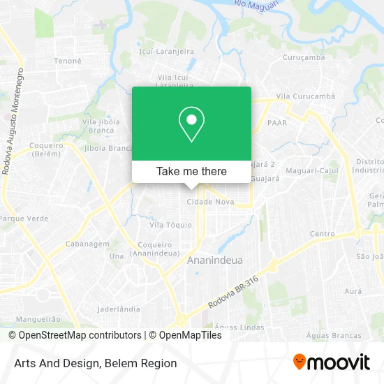 Arts And Design map