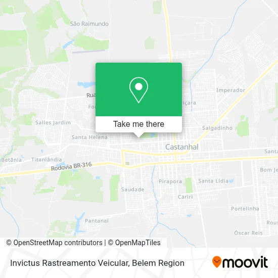 Invictus Rastreamento Veicular map