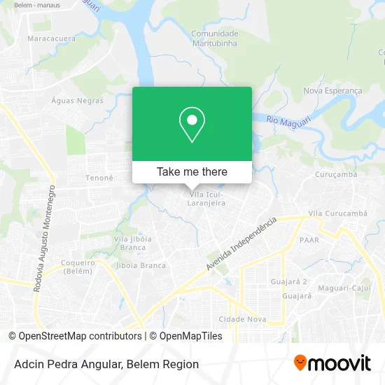 Adcin Pedra Angular map